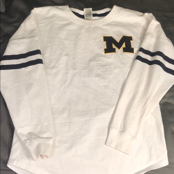 PINK Victoria's Secret Tops - Michigan long sleeve shirt from PINK